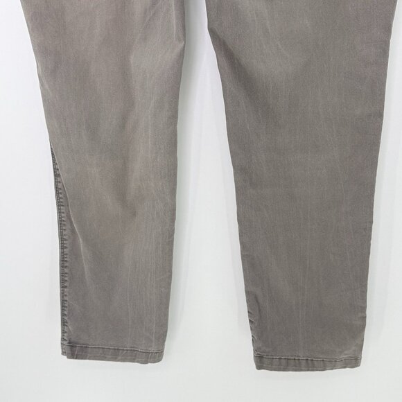 Eddie Bauer Women's Boyfriend Slim Legend Wash Khaki Pants Sz 12 Normcore Preppy - Picture 5 of 12